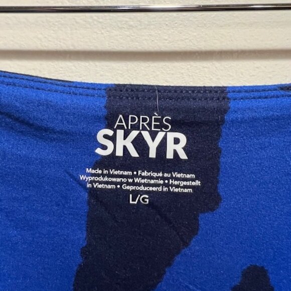 Apres Skyr Ocean Combo High-waisted Baselayer Legging, NWT, Sz L & M - Picture 4 of 5